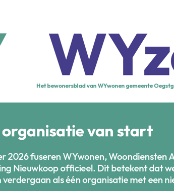 Bewonersblad oktober 2026 staan online 
